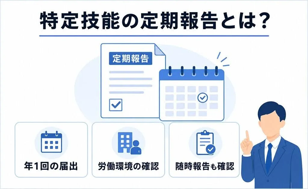 特定技能の定期報告とは？