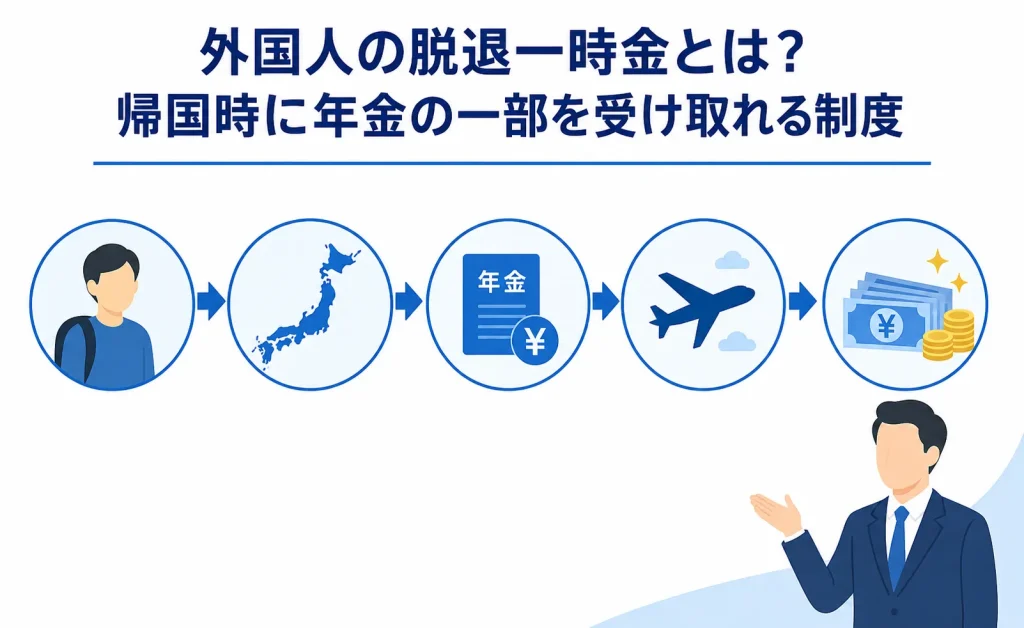 外国人の「脱退一時金」とは？帰国時に年金の一部を受け取れる制度